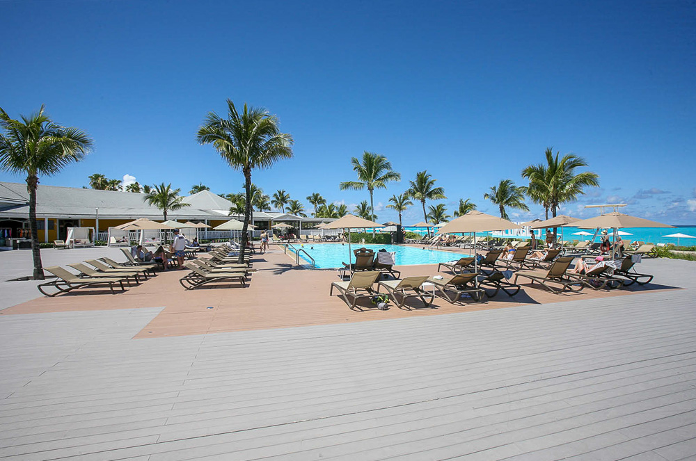 The Main entrance of Club Med on San Salvador